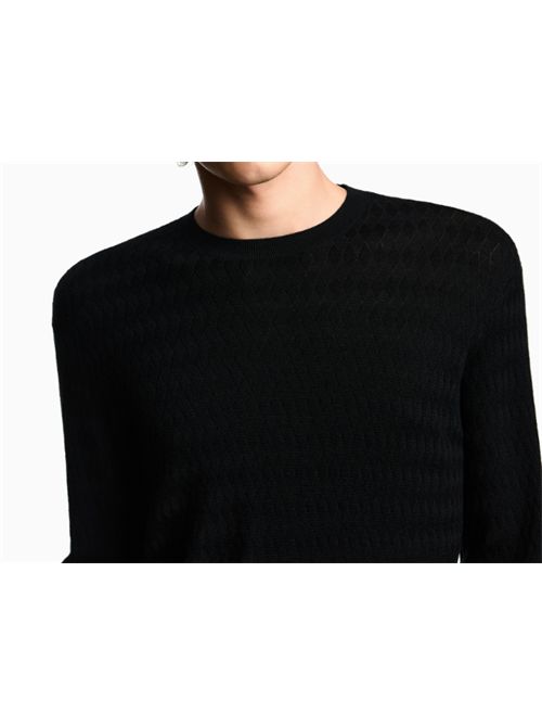 PULLOVER EMPORIO ARMANI | EM002196.AF13851FC038 BLACK BASKET
